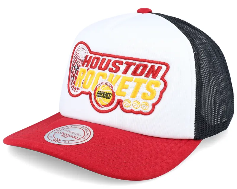 Mitchell & Ness Houston Rockets Globe Hwc White/Black/Red Trucker online