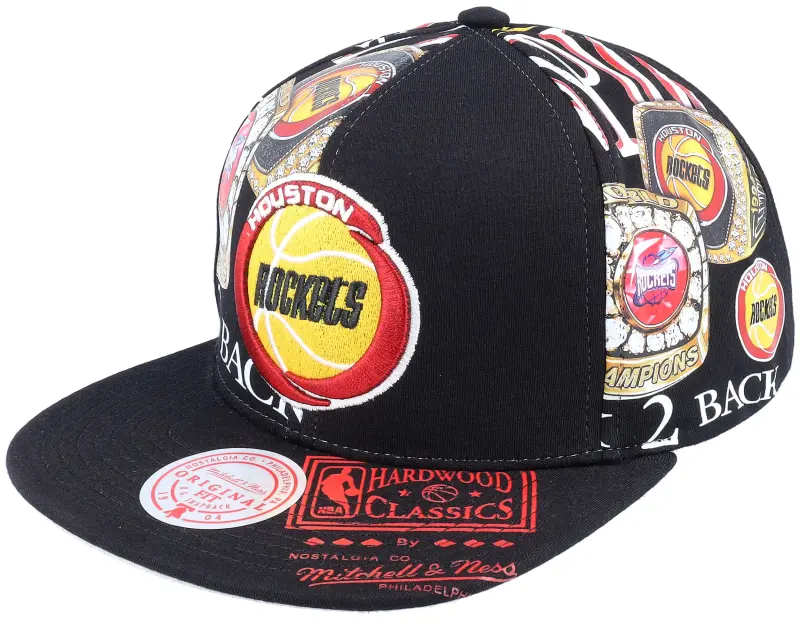 Mitchell & Ness Houston Rockets Shirt Remix Black Snapback online