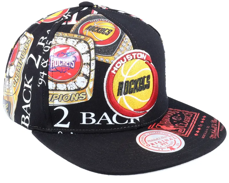 Mitchell & Ness Houston Rockets Shirt Remix Black Snapback online