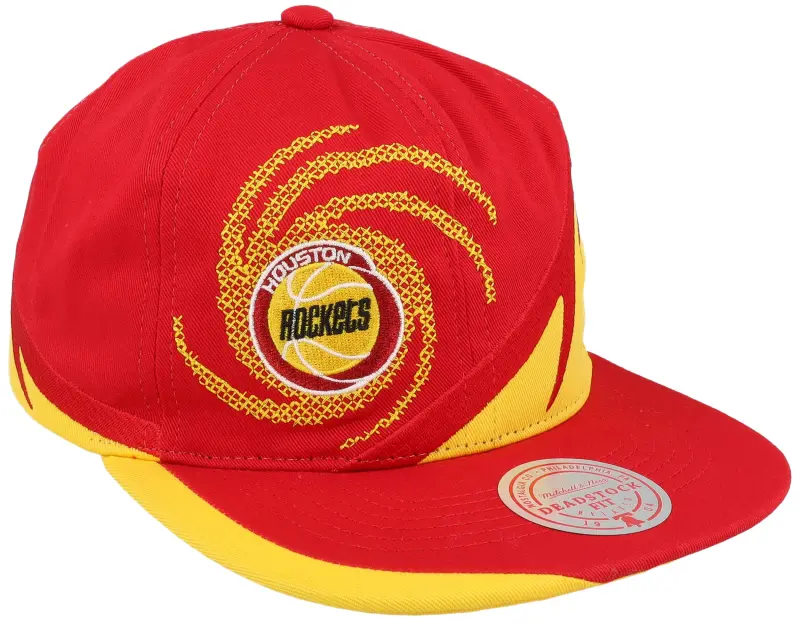 Mitchell & Ness Houston Rockets Spiral Deadstock Red Snapback online