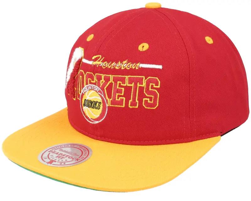 Mitchell & Ness Houston Rockets Varsity Letter Red Snapback online
