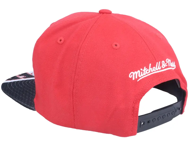 Mitchell & Ness Los Angeles Clippers Slash Century Red/Black Snapback online