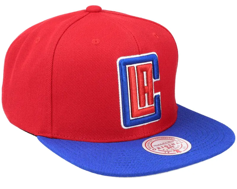 Mitchell & Ness Los Angeles Clippers Team 2 Tone 2.0 Red/Royal Snapback online