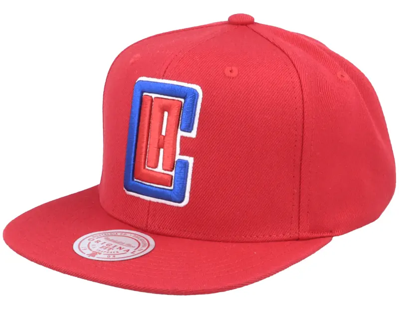 Mitchell & Ness Los Angeles Clippers Team Ground 2.0 Red Snapback online