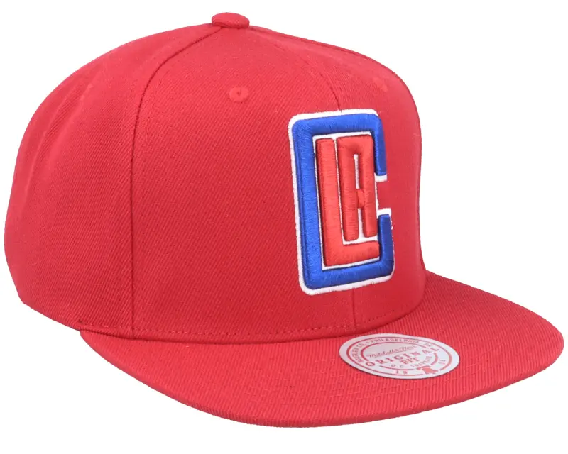 Mitchell & Ness Los Angeles Clippers Team Ground 2.0 Red Snapback online