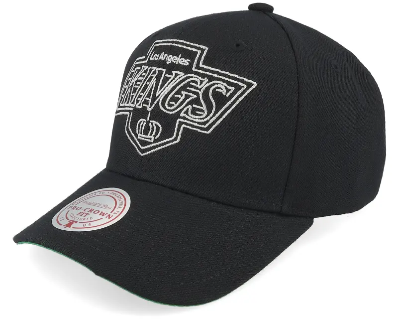 Mitchell & Ness Los Angeles Kings Neon Logo Pro Cap Vintage Black Adjustable online