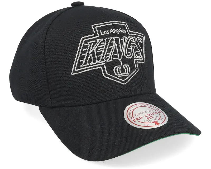 Mitchell & Ness Los Angeles Kings Neon Logo Pro Cap Vintage Black Adjustable online