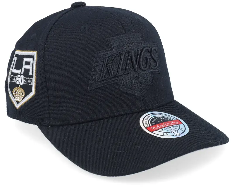 Mitchell & Ness Los Angeles Kings NHL Anniversary Patch Black Adjustable online