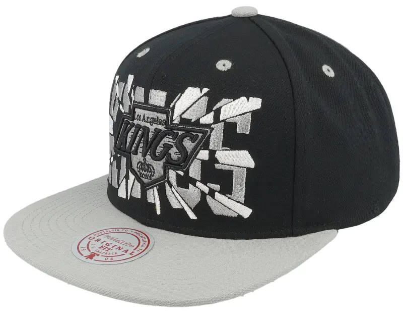 Mitchell & Ness Los Angeles Kings Shattered Vintage Black/Grey Snapback online