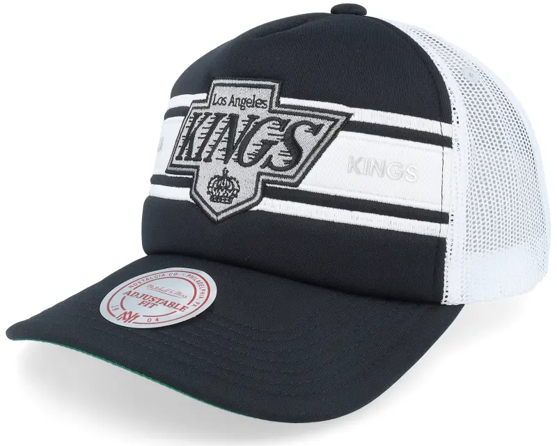 Mitchell & Ness Los Angeles Kings Sideline Vintage Black/White A-frame Trucker online