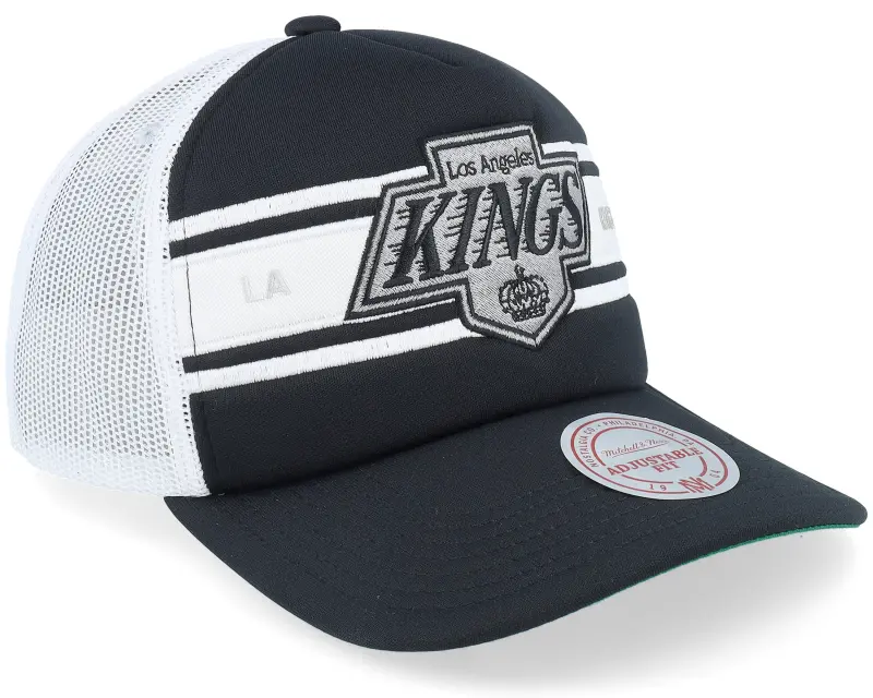 Mitchell & Ness Los Angeles Kings Sideline Vintage Black/White A-frame Trucker online