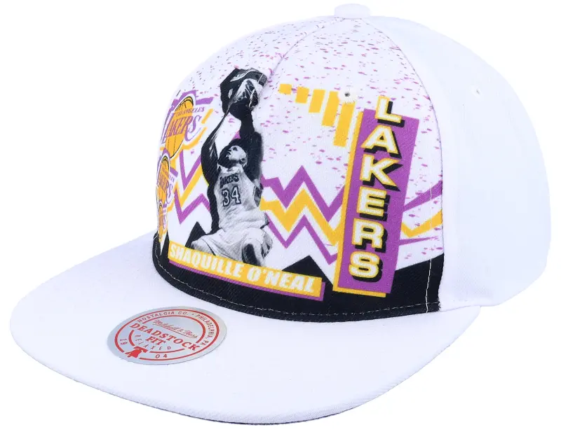 Mitchell & Ness Los Angeles Lakers 90’s Playa Shaquille O’neal White Snapback online