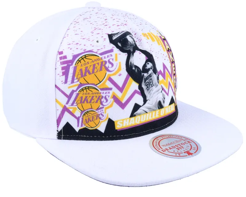 Mitchell & Ness Los Angeles Lakers 90’s Playa Shaquille O’neal White Snapback online