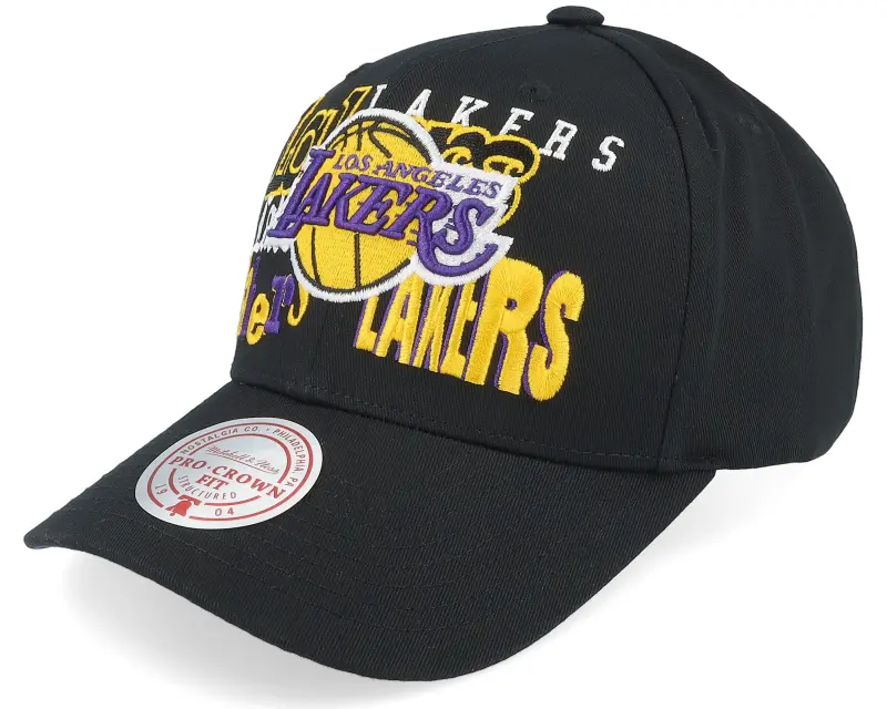 Mitchell & Ness Los Angeles Lakers All Out Collage Pro Black Adjustable online