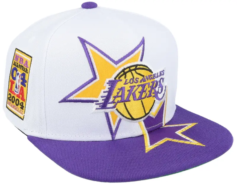 Mitchell & Ness Los Angeles Lakers All Starz White/Purple Snapback online