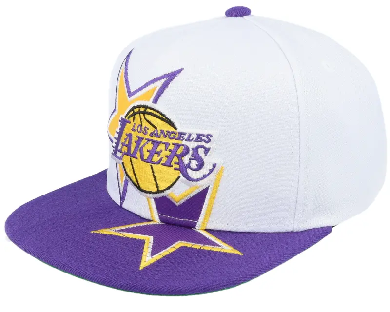 Mitchell & Ness Los Angeles Lakers All Starz White/Purple Snapback online
