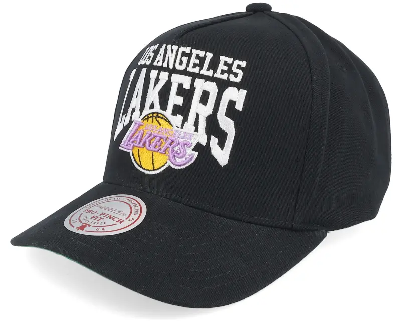Mitchell & Ness Los Angeles Lakers Big Time Pro Black A-frame Adjustable online