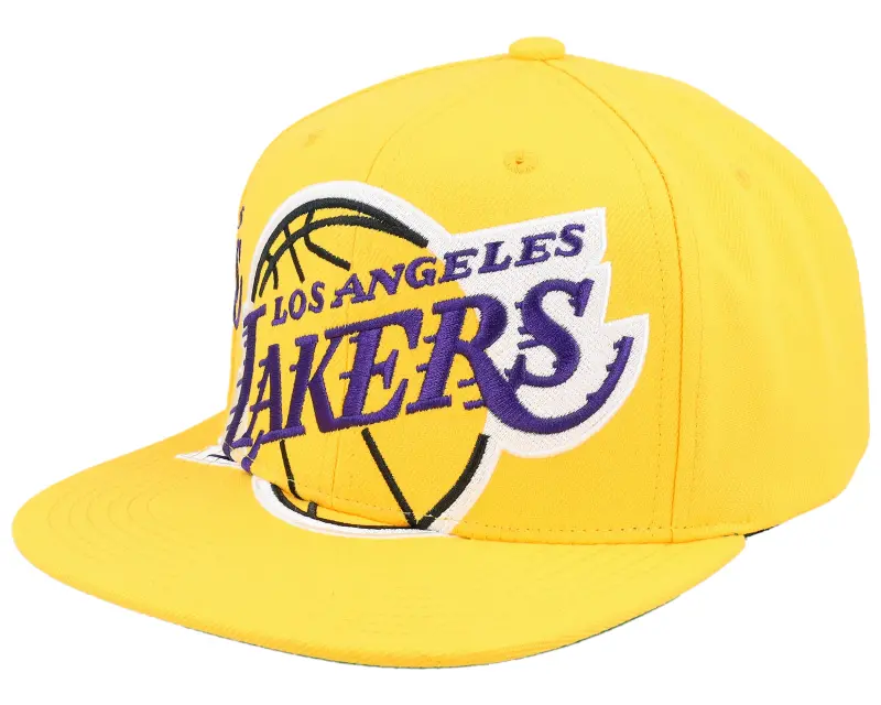 Mitchell & Ness Los Angeles Lakers Big Time Yellow Snapback online