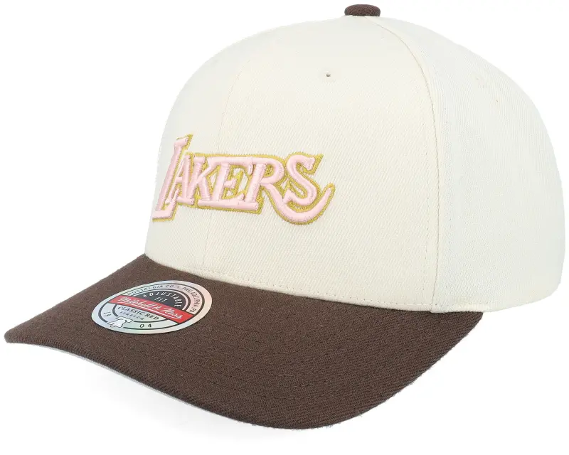 Mitchell & Ness Los Angeles Lakers Blush Sand Classic Red Cream/Brown Adjustable online