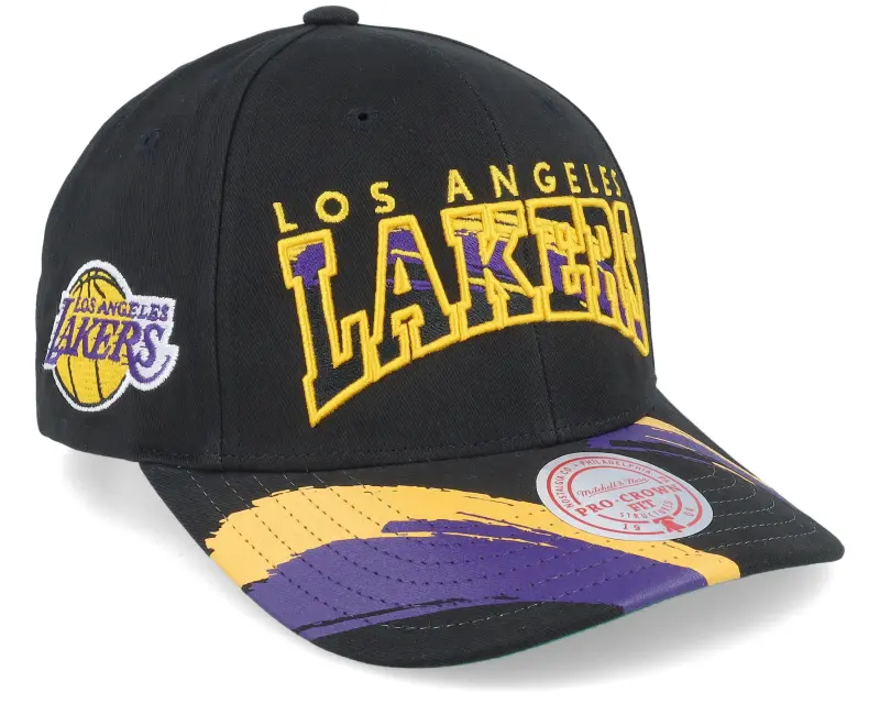 Mitchell & Ness Los Angeles Lakers Brushed Past Ya Pro Black Adjustable online