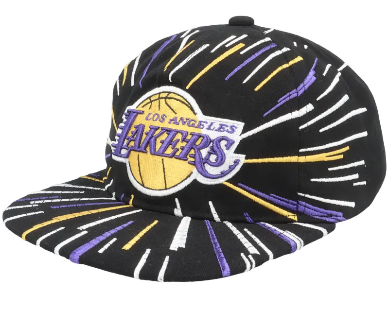 Mitchell & Ness Los Angeles Lakers Burst Deadstock Black Snapback online