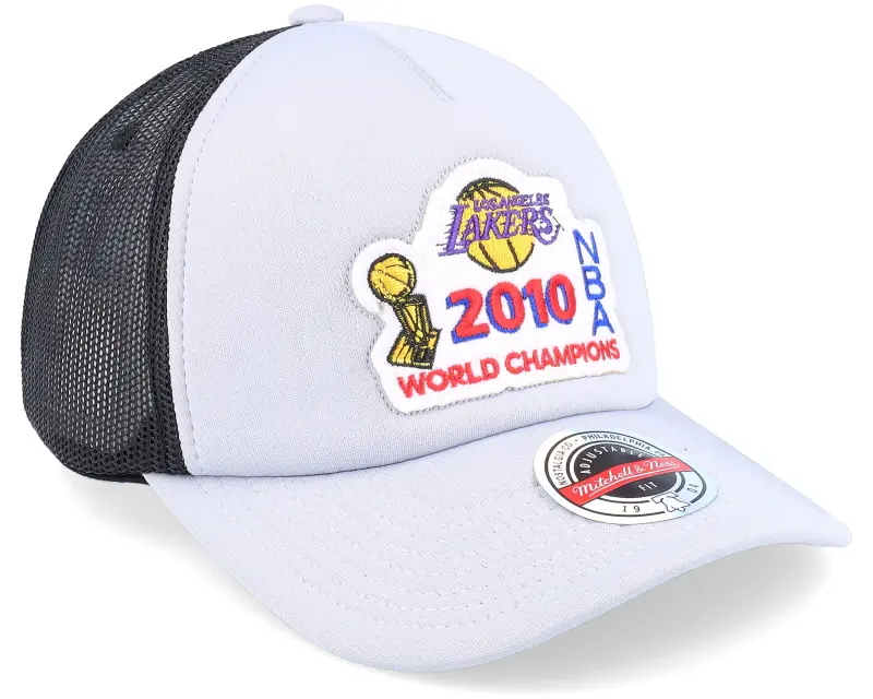 Mitchell & Ness Los Angeles Lakers Championship Light Grey Trucker online