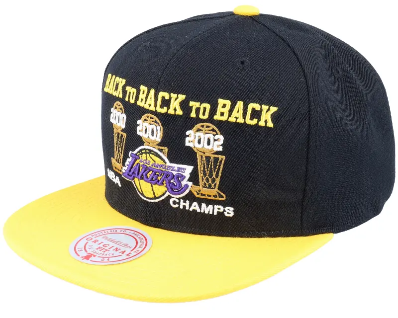Mitchell & Ness Los Angeles Lakers Champs 00-03 Hwc Black/Gold Snapback online