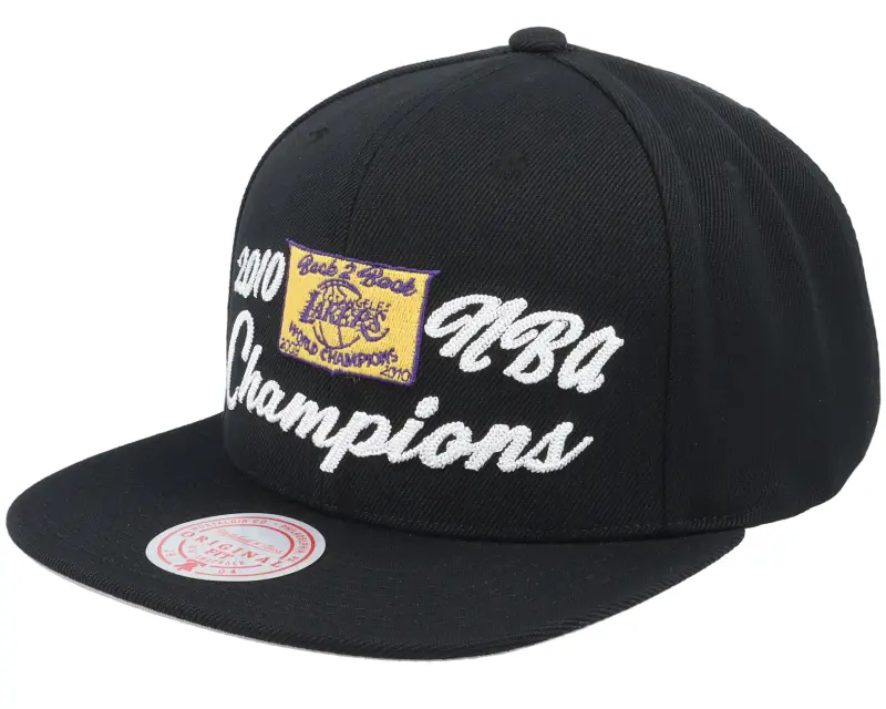 Mitchell & Ness Los Angeles Lakers Champs 10 HWC Black Snapback online