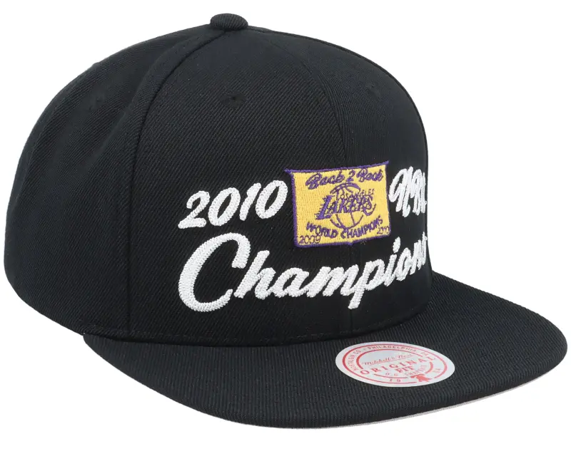 Mitchell & Ness Los Angeles Lakers Champs 10 HWC Black Snapback online