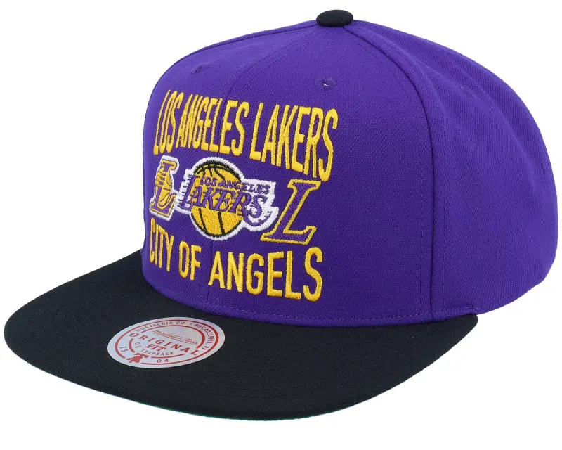 Mitchell & Ness Los Angeles Lakers City Love Purple/Black Snapback online