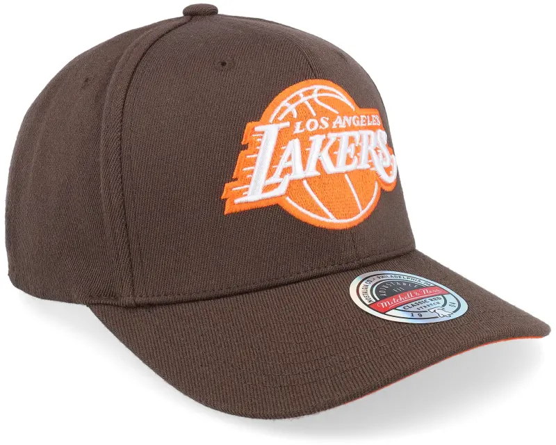 Mitchell & Ness Los Angeles Lakers Classic Brown/Orange Adjustable online