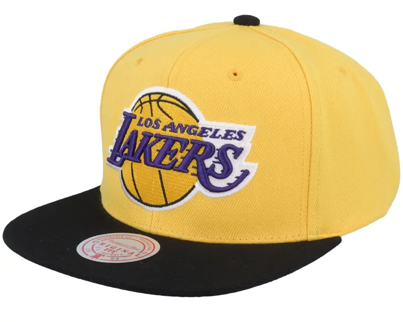 Mitchell & Ness Los Angeles Lakers Core Basics Gold/Black Snapback online