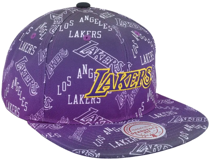 Mitchell & Ness Los Angeles Lakers Destination Leisure Deadstock Purple Snapback online