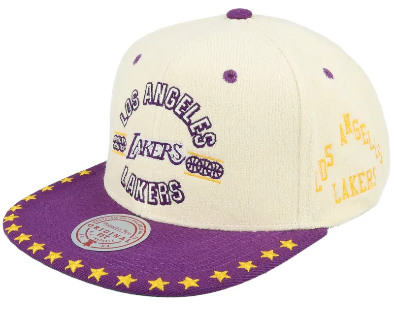 Mitchell & Ness Los Angeles Lakers Dune Royal Off White/Blue Snapback online