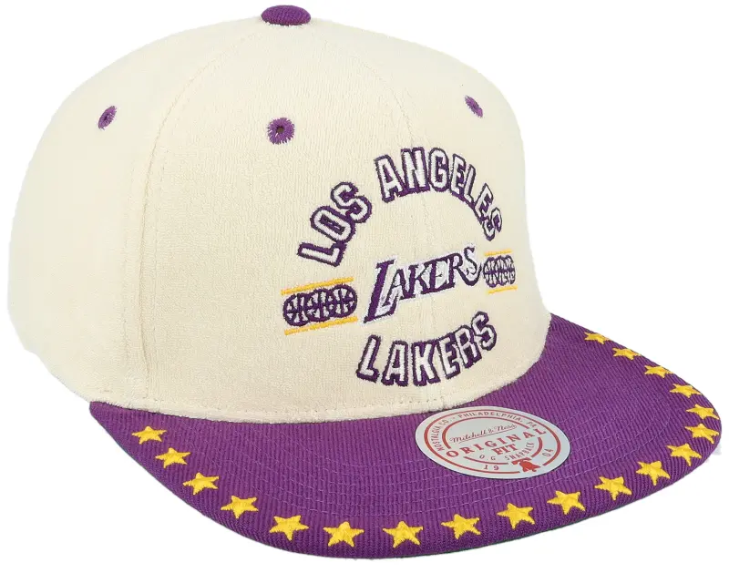 Mitchell & Ness Los Angeles Lakers Dune Royal Off White/Blue Snapback online