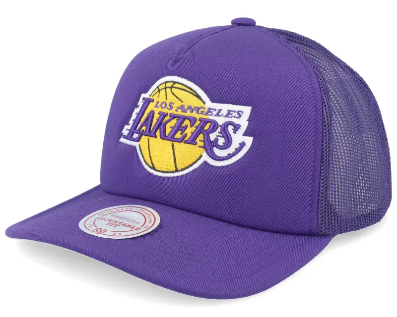 Mitchell & Ness Los Angeles Lakers Evergreen Purple Trucker online