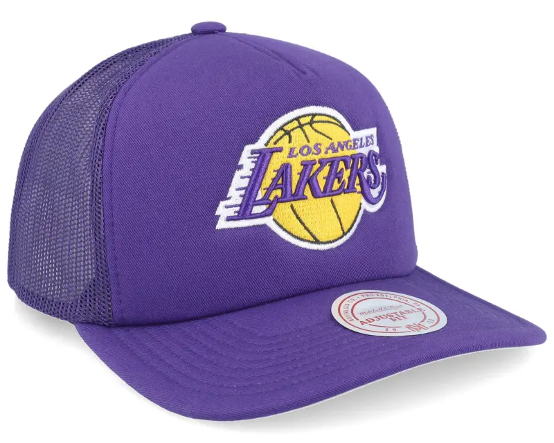 Mitchell & Ness Los Angeles Lakers Evergreen Purple Trucker online