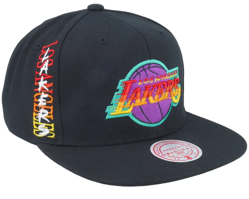 Mitchell & Ness Los Angeles Lakers High Grade Black Snapback online