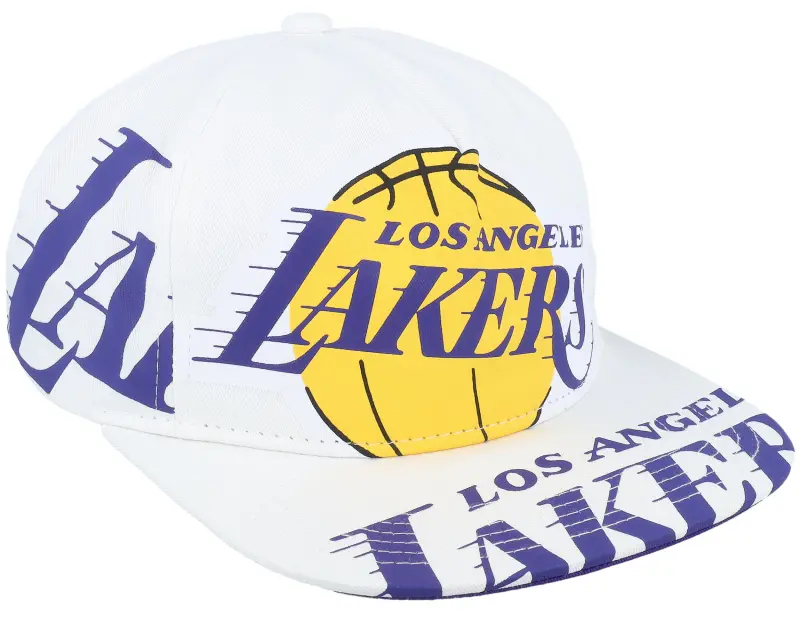 Mitchell & Ness Los Angeles Lakers In Your Face Deadstock Hwc White Snapback online
