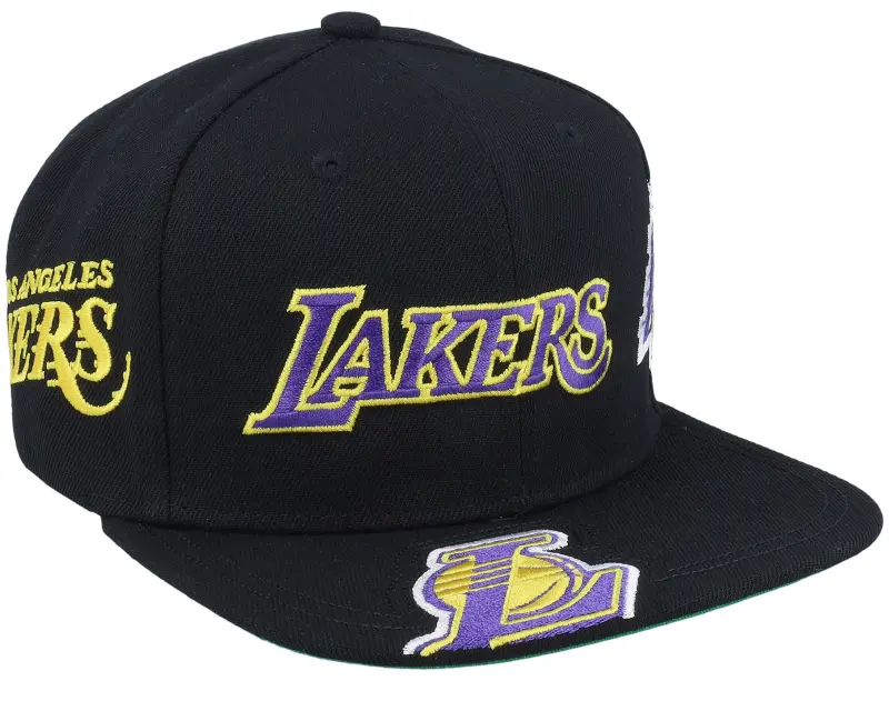 Mitchell & Ness Los Angeles Lakers Landed Black Snapback online