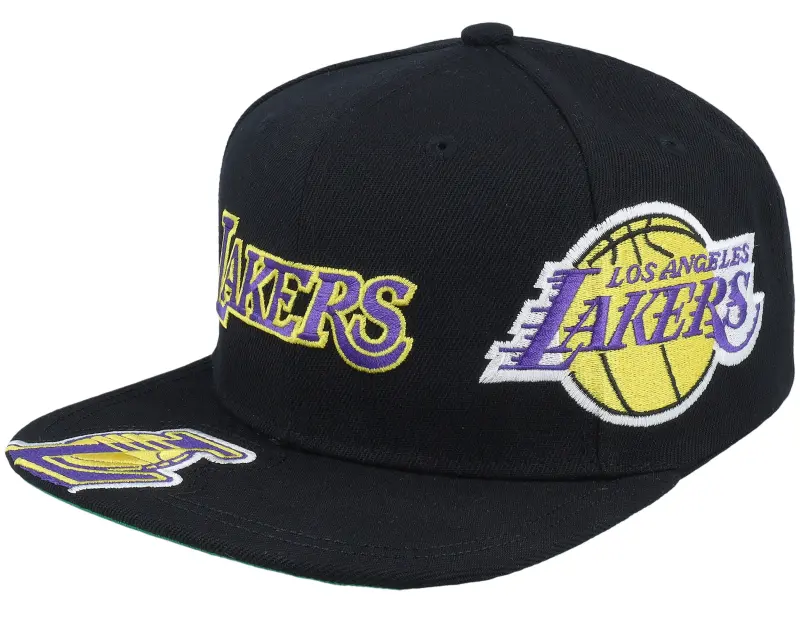 Mitchell & Ness Los Angeles Lakers Landed Black Snapback online