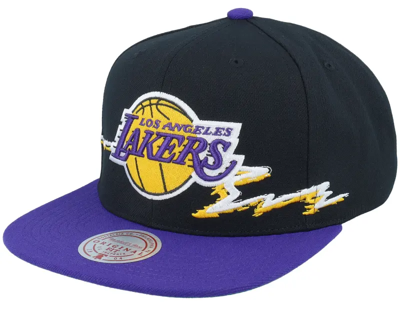 Mitchell & Ness Los Angeles Lakers Life Line Black/Purple Snapback online
