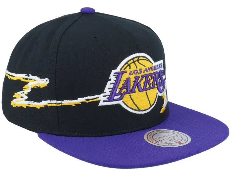 Mitchell & Ness Los Angeles Lakers Life Line Black/Purple Snapback online