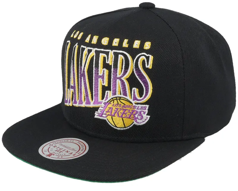 Mitchell & Ness Los Angeles Lakers Line Work Black Snapback online