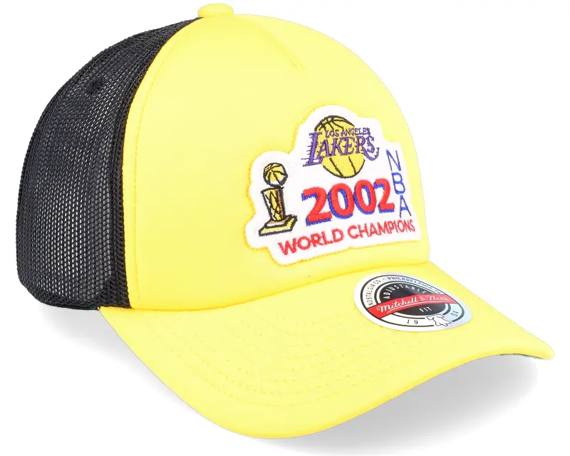 Mitchell & Ness Los Angeles Lakers Los Angeles Lakers Championship Trucker Yellow online