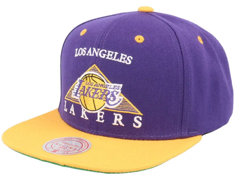 Mitchell & Ness Los Angeles Lakers Monument Purple/Yellow Snapback online