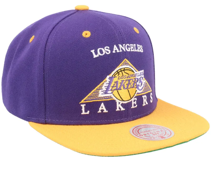 Mitchell & Ness Los Angeles Lakers Monument Purple/Yellow Snapback online