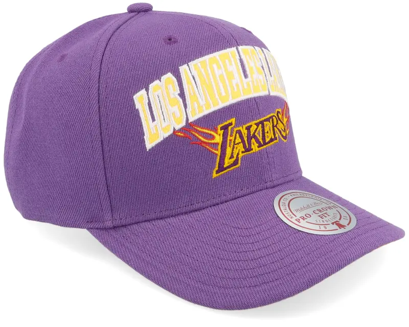 Mitchell & Ness Los Angeles Lakers Motor Graphic Pro Crown Purple Adjustable online