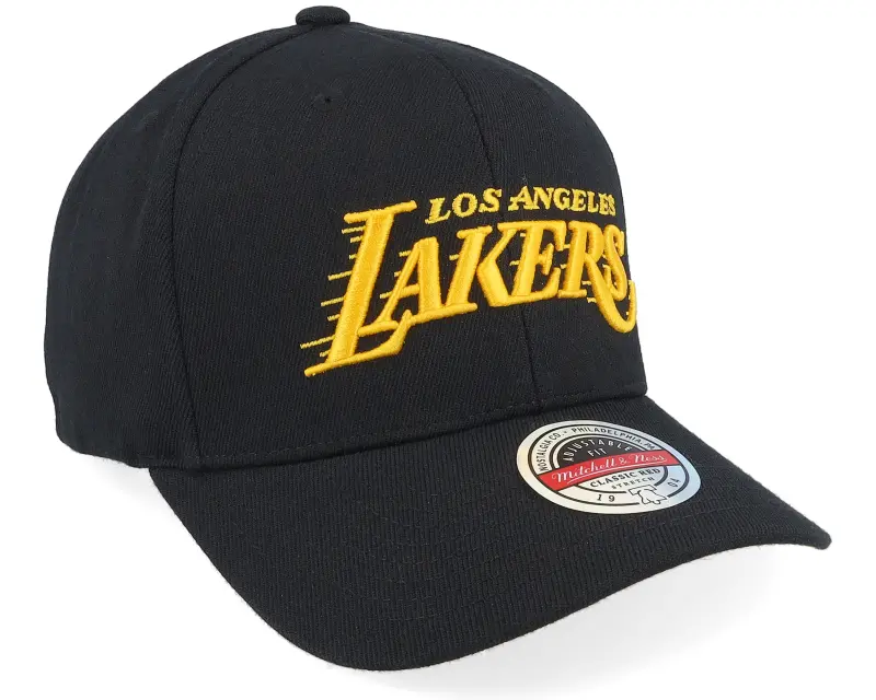 Mitchell & Ness Los Angeles Lakers NBA Logo Black Adjustable online