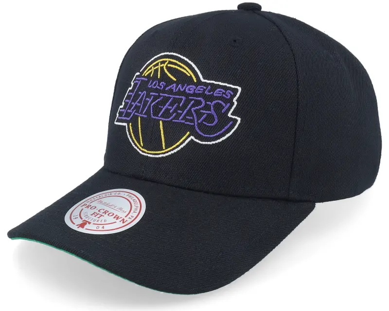 Mitchell & Ness Los Angeles Lakers Neon Logo Pro Black Adjustable online